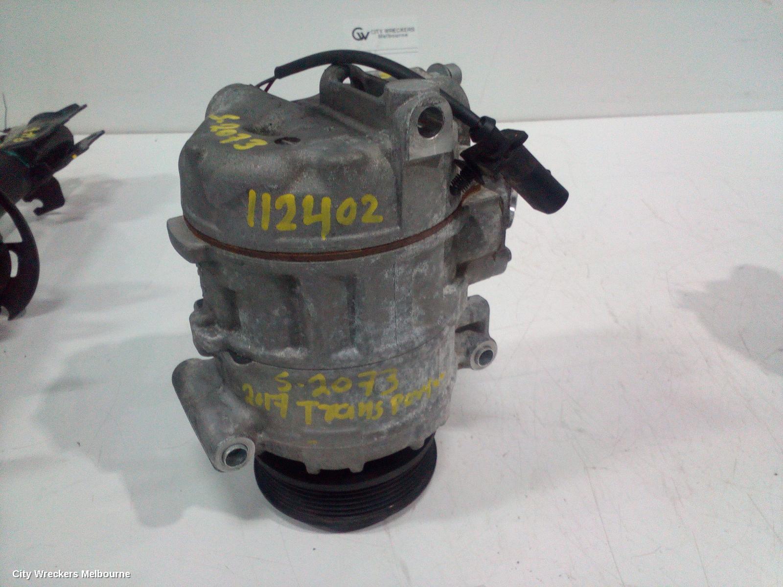 VOLKSWAGEN TRANSPORTER A/C COMPRESSOR, T6, 2.0, DIESEL, BI-TURBO, T6, 07/2015 ONWARDS