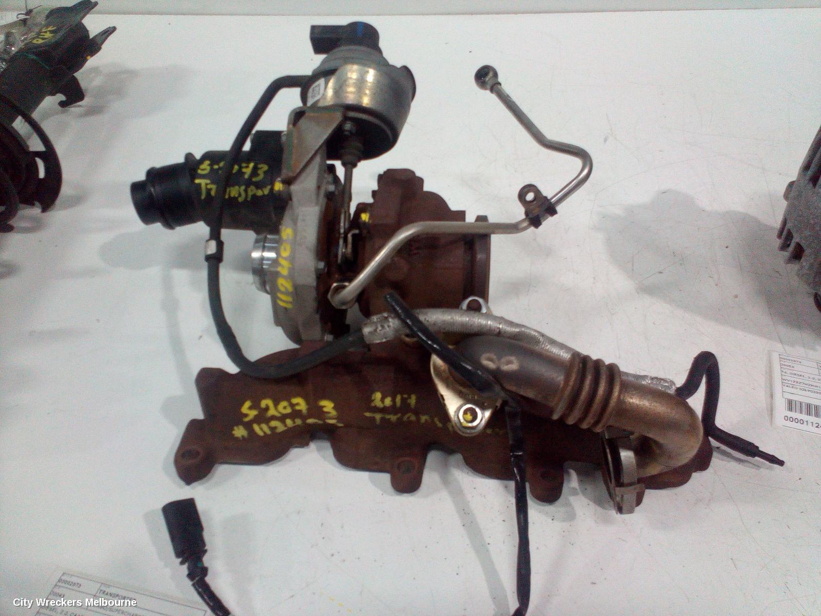 VOLKSWAGEN TRANSPORTER TURBO SUPERCHARGER, DIESEL, 2.0, CAAC/CAAB CODE, T6, 07/2015 ONWARDS