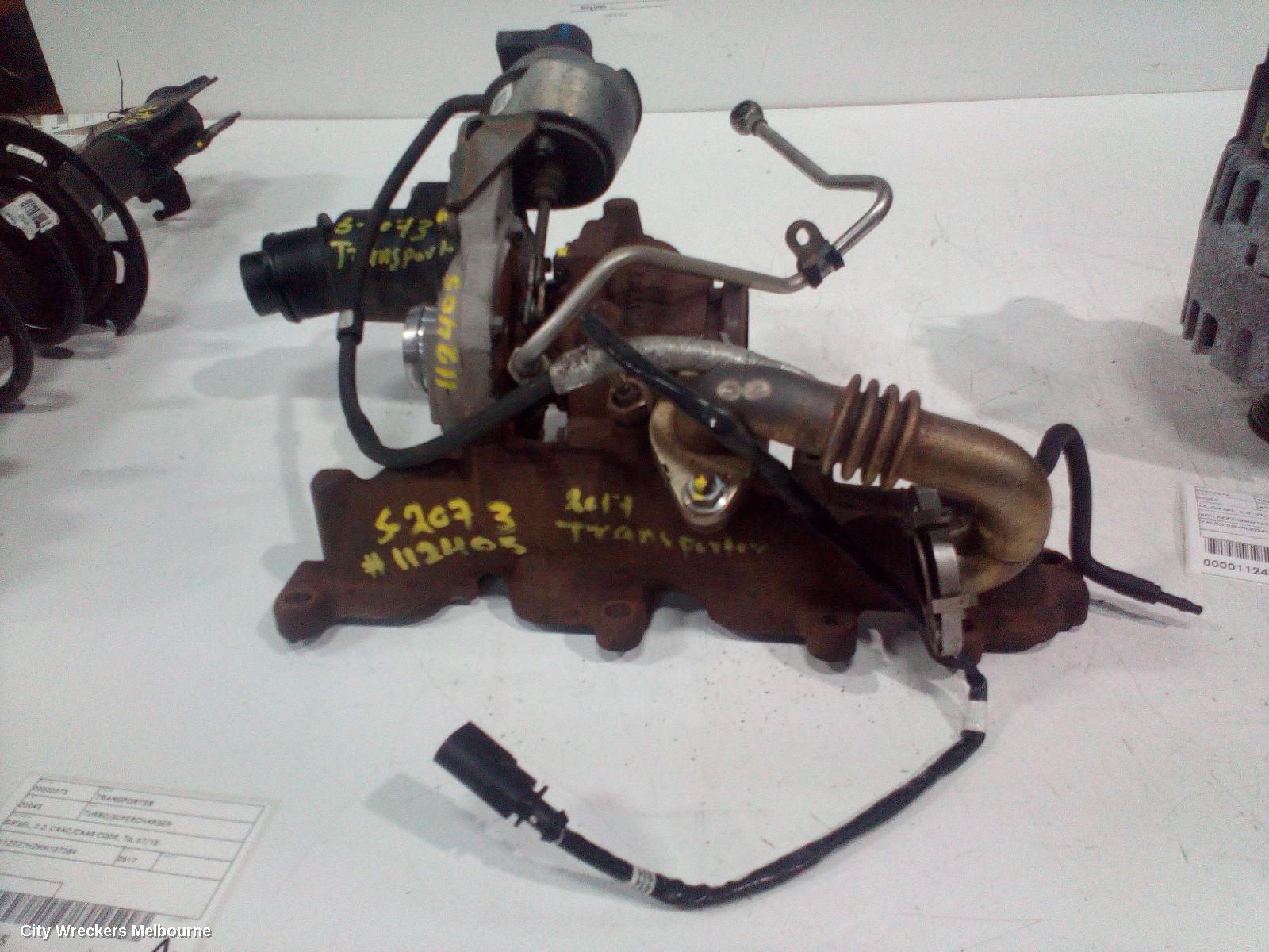 VOLKSWAGEN TRANSPORTER TURBO SUPERCHARGER, DIESEL, 2.0, CAAC/CAAB CODE, T6, 07/2015 ONWARDS