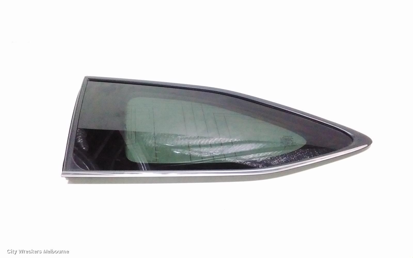 TOYOTA KLUGER LEFT REAR SIDE GLASS, XU70 SERIES, 03/2021 ONWARDS