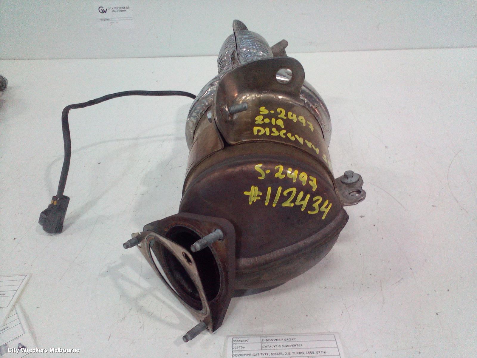 LAND ROVER DISCOVERY SPORT CATALYTIC CONVERTER, DOWNPIPE-CAT TYPE, DIESEL, 2.0, TURBO, L550, 07/2016 - 06/2019
