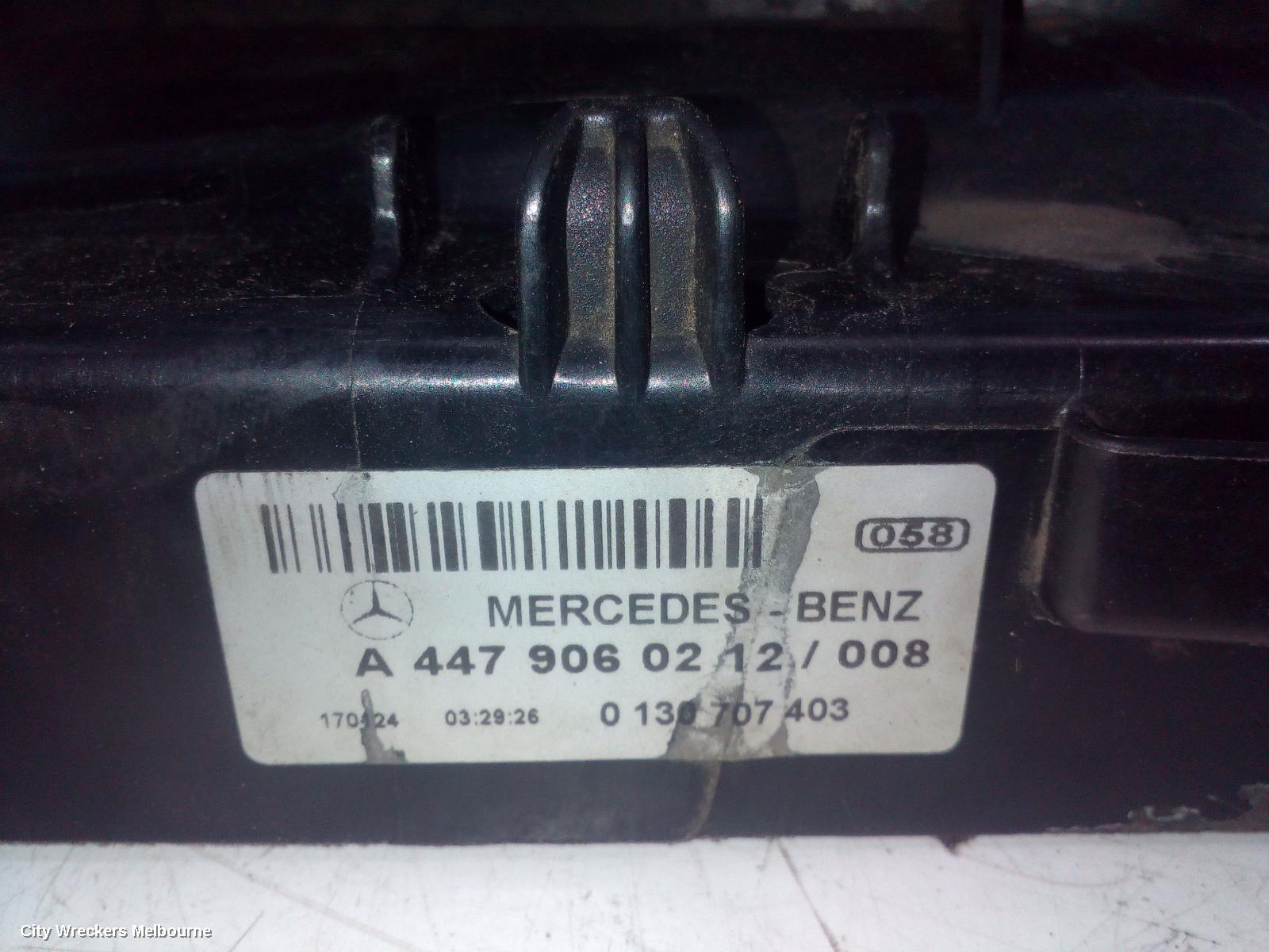MERCEDES VITO FAN, 447, RADIATOR FAN, DIESEL, 2.1, TURBO, 651.950 CODE, 03/2015 - 02/2022