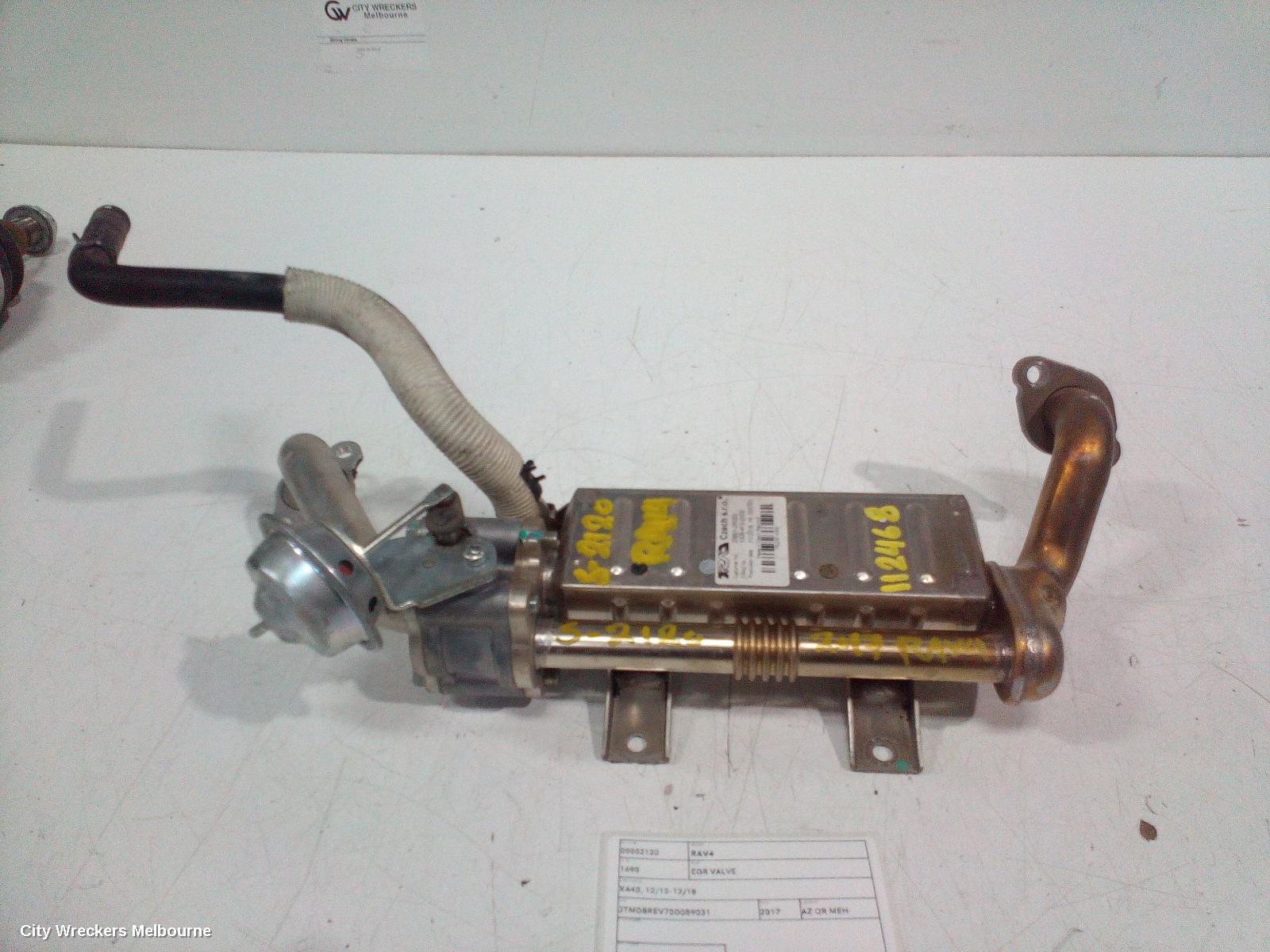 TOYOTA RAV4 EGR VALVE, XA40, 12/2012 - 12/2018