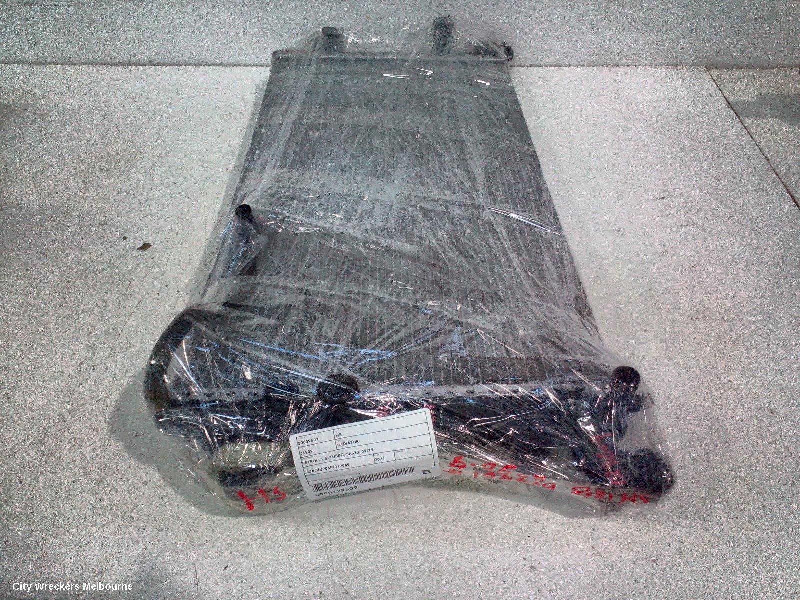 MG HS RADIATOR, PETROL, 1.5, TURBO, SAS23, 09/2019 ONWARDS