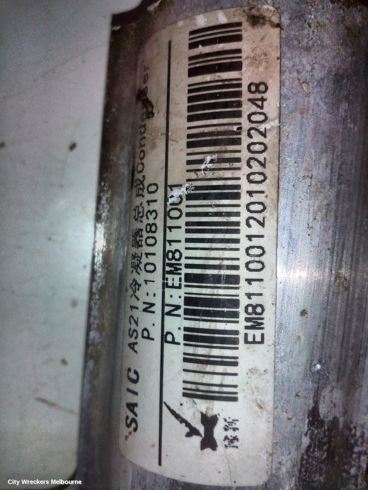 MG HS A/C CONDENSER, PETROL, 1.5, TURBO, SAS23, 09/2019 ONWARDS