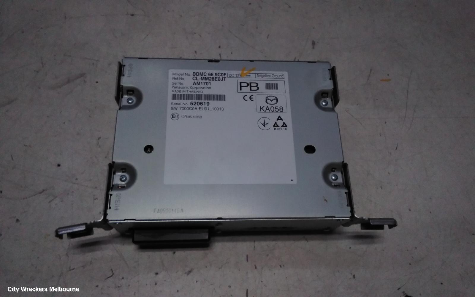 MAZDA 3 RADIO/CD/DVD/SAT/TV, DISPLAY UNIT, 8.8IN, BP, 03/2019 ONWARDS