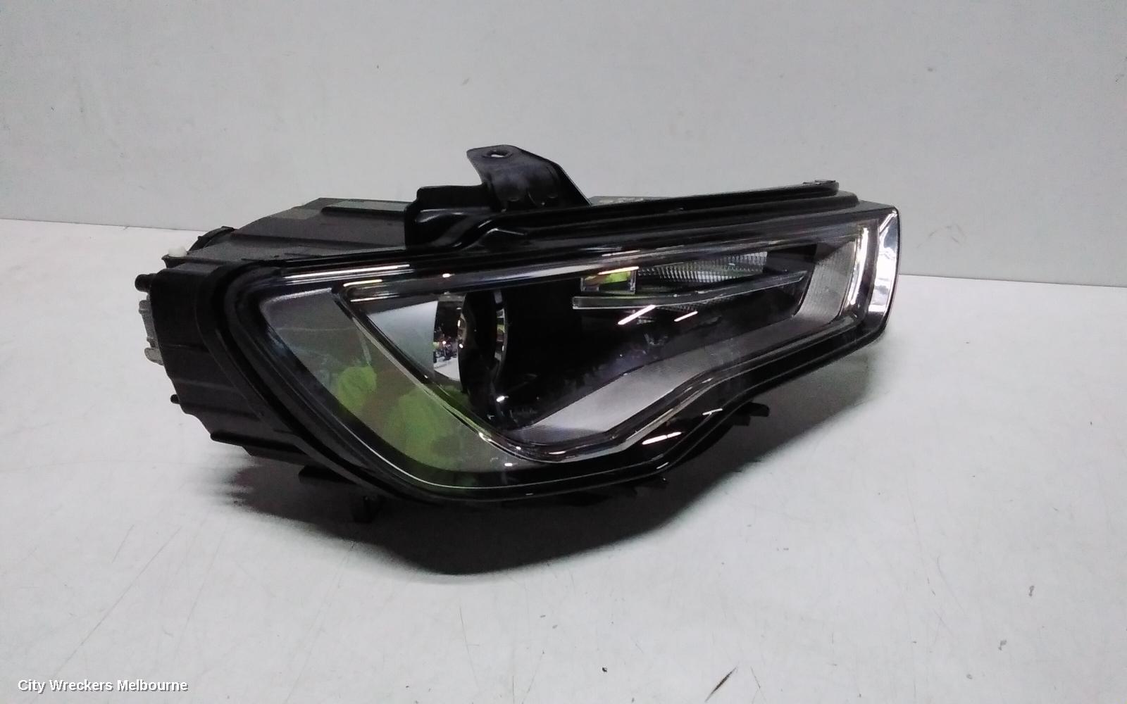 AUDI A3 RIGHT HEADLAMP, 8V, SEDAN/CABRIO, XENON TYPE, 12/2013 - 04/2016