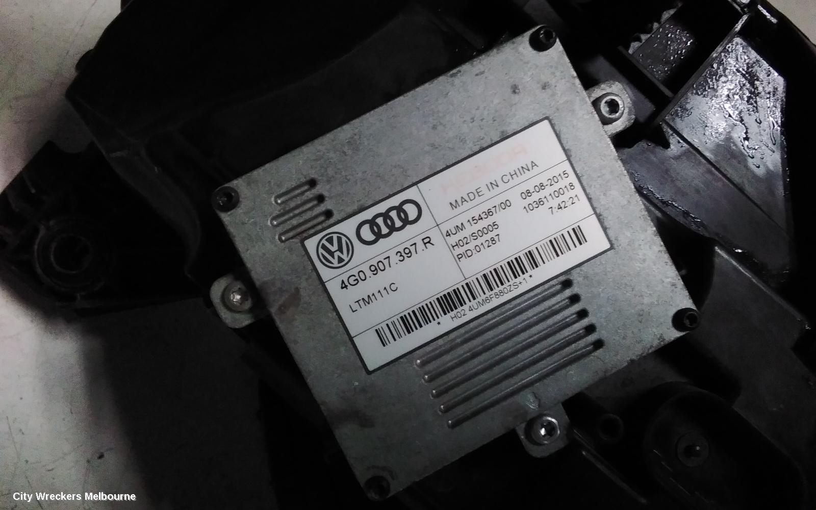 AUDI A3 RIGHT HEADLAMP, 8V, SEDAN/CABRIO, XENON TYPE, 12/2013 - 04/2016