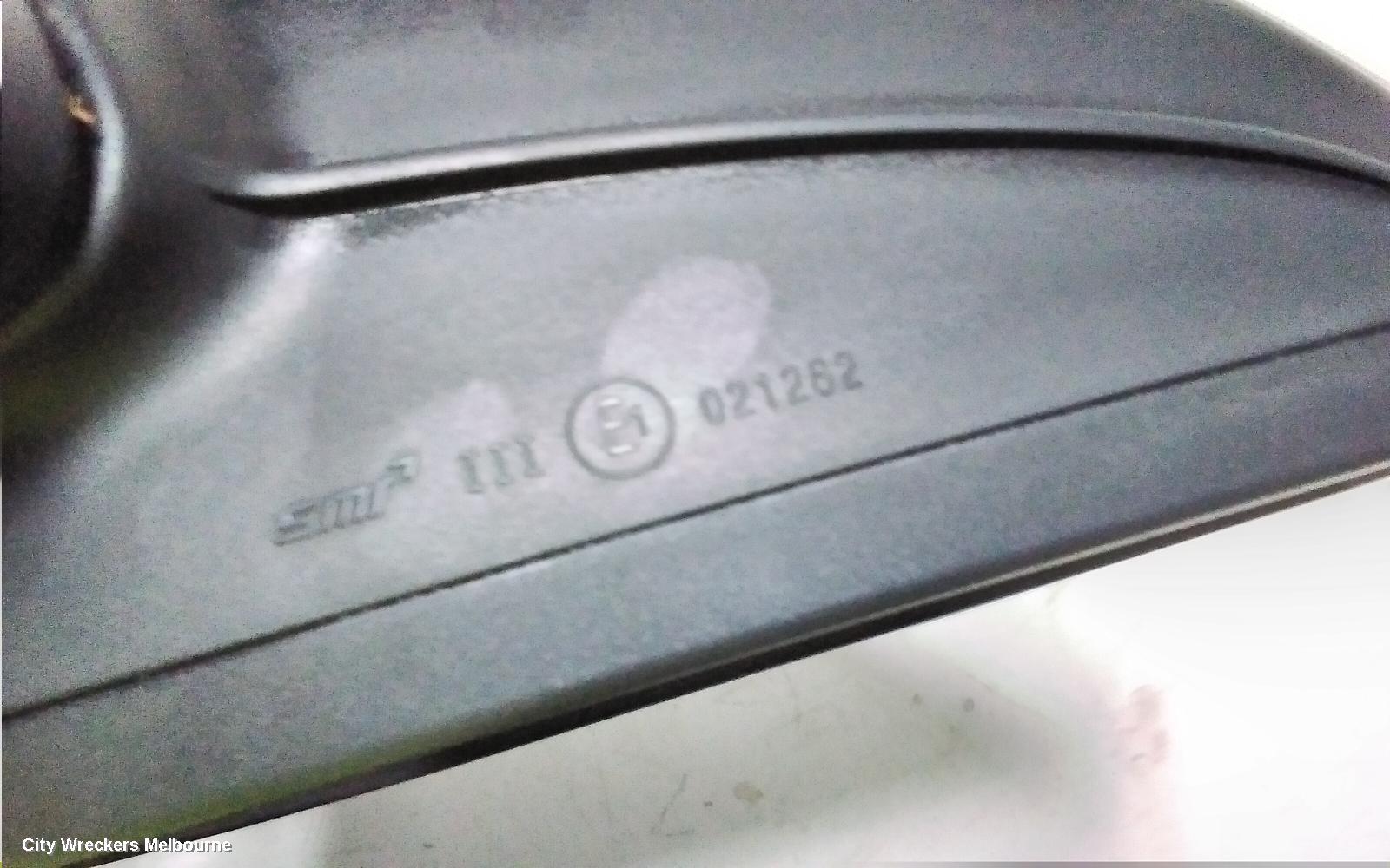 AUDI A3 LEFT DOOR MIRROR, 8V, S3, SEDAN, POWER FOLD, NON LANE CHANGE ASSIST TYPE (6XK/7Y0), 11/2013 - 04/2016