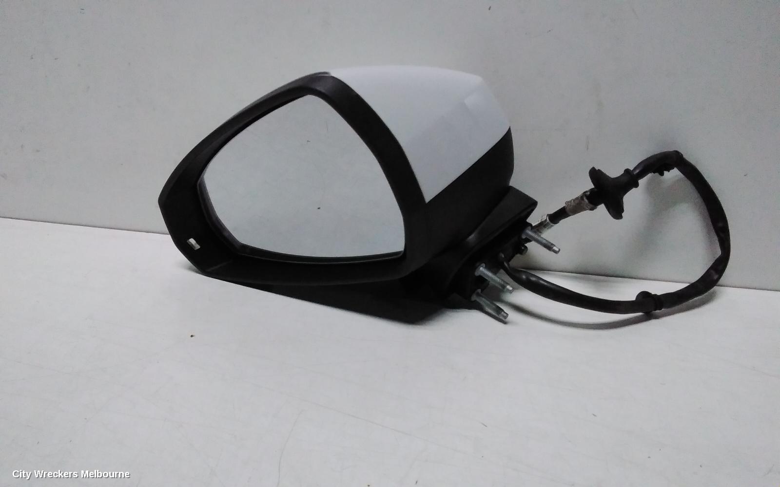 AUDI A3 LEFT DOOR MIRROR, 8V, S3, SEDAN, POWER FOLD, NON LANE CHANGE ASSIST TYPE (6XK/7Y0), 11/2013 - 04/2016