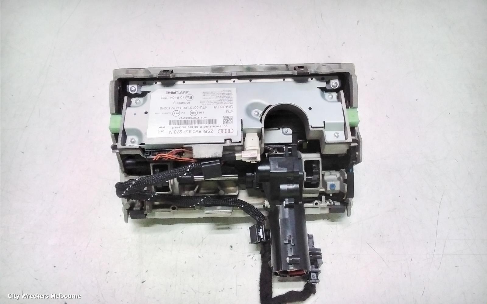 AUDI A3 RADIO/CD/DVD/SAT/TV, DISPLAY SCREEN, MIB (STD), 8V, 05/2013 - 10/2020