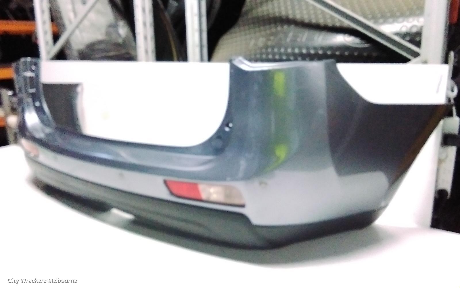 MITSUBISHI OUTLANDER REAR BUMPER, ZJ, BUMPER BAR, NON FLARED, 10/2012 - 02/2014