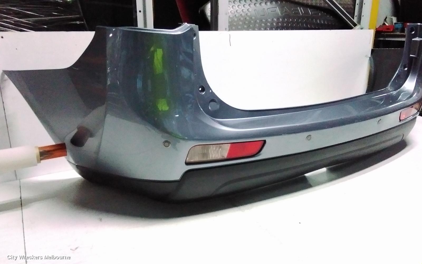 MITSUBISHI OUTLANDER REAR BUMPER, ZJ, BUMPER BAR, NON FLARED, 10/2012 - 02/2014