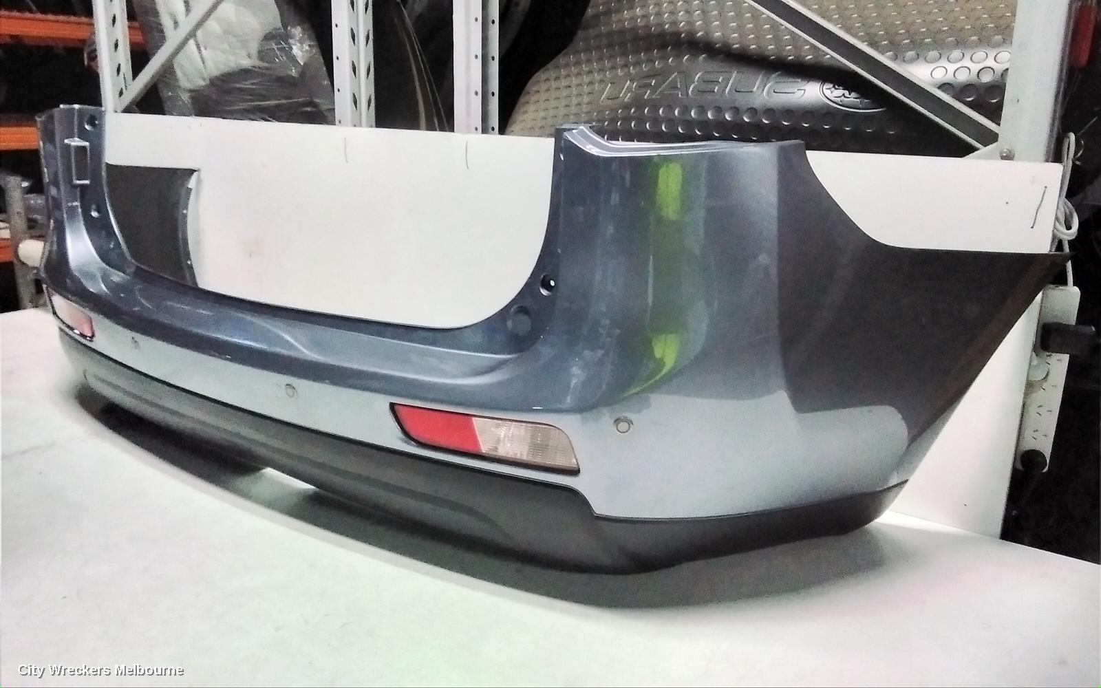 MITSUBISHI OUTLANDER REAR BUMPER, ZJ, BUMPER BAR, NON FLARED, 10/2012 - 02/2014