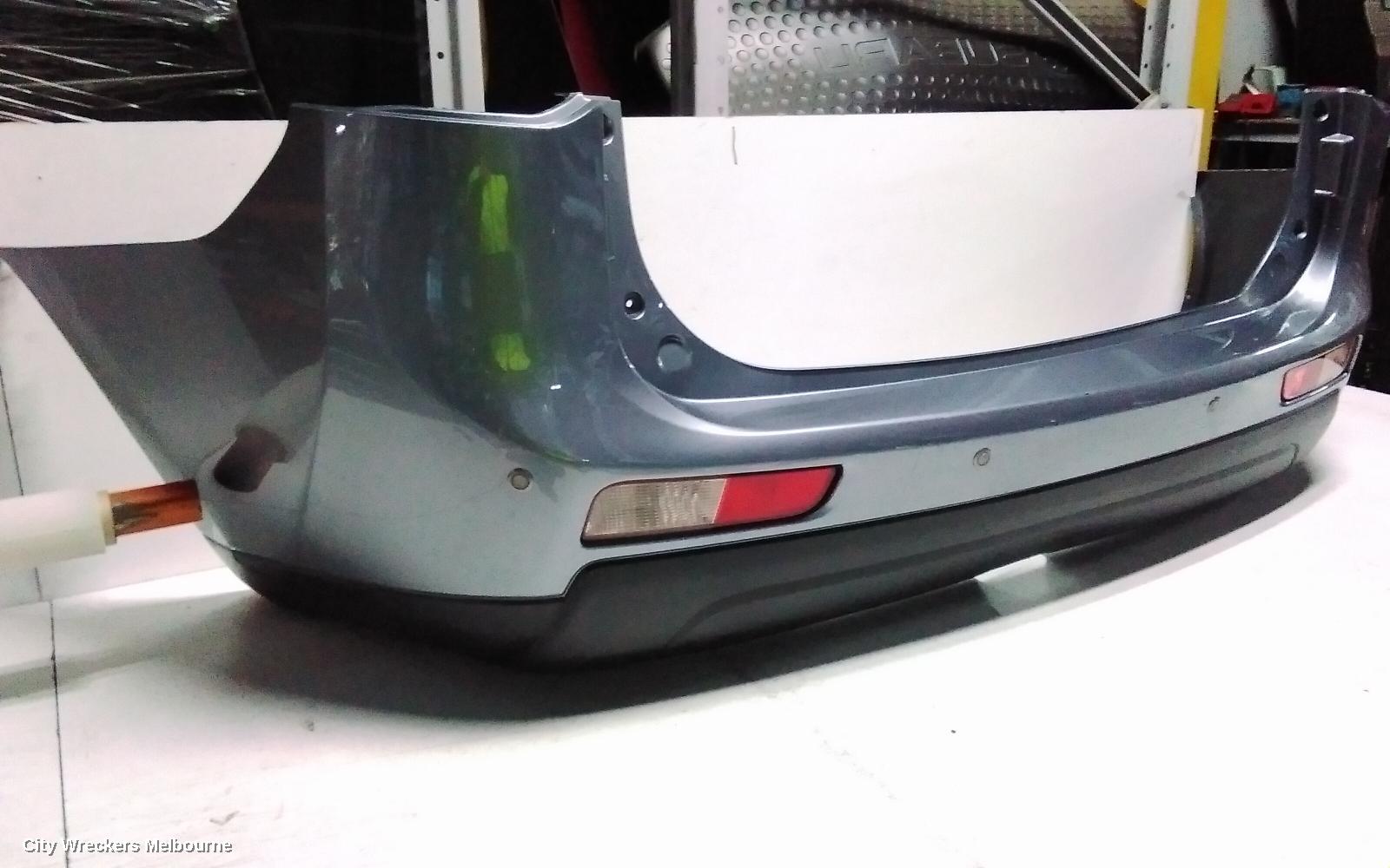 MITSUBISHI OUTLANDER REAR BUMPER, ZJ, BUMPER BAR, NON FLARED, 10/2012 - 02/2014