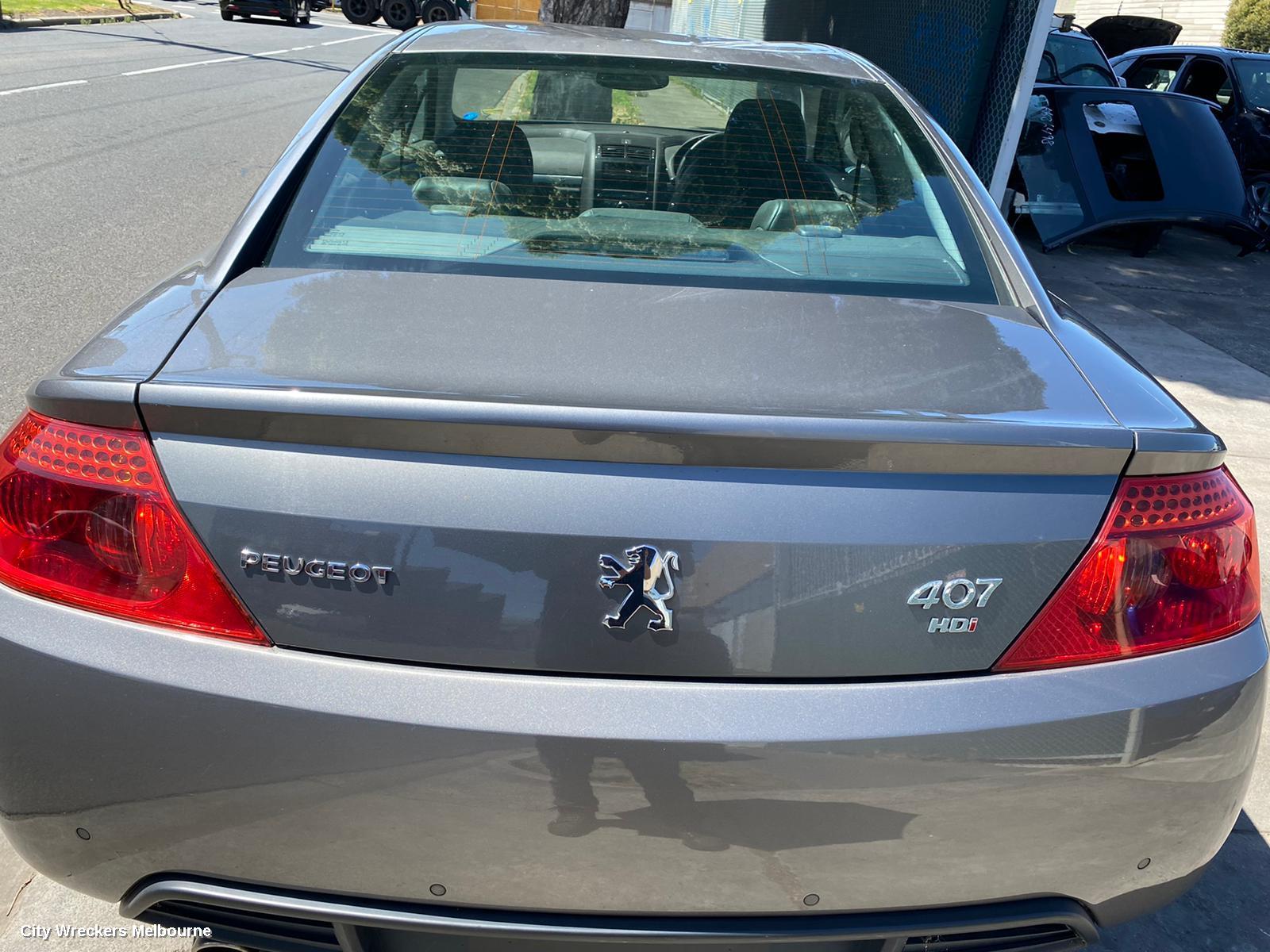PEUGEOT 407 PARTICULATE FILTER/DPF
