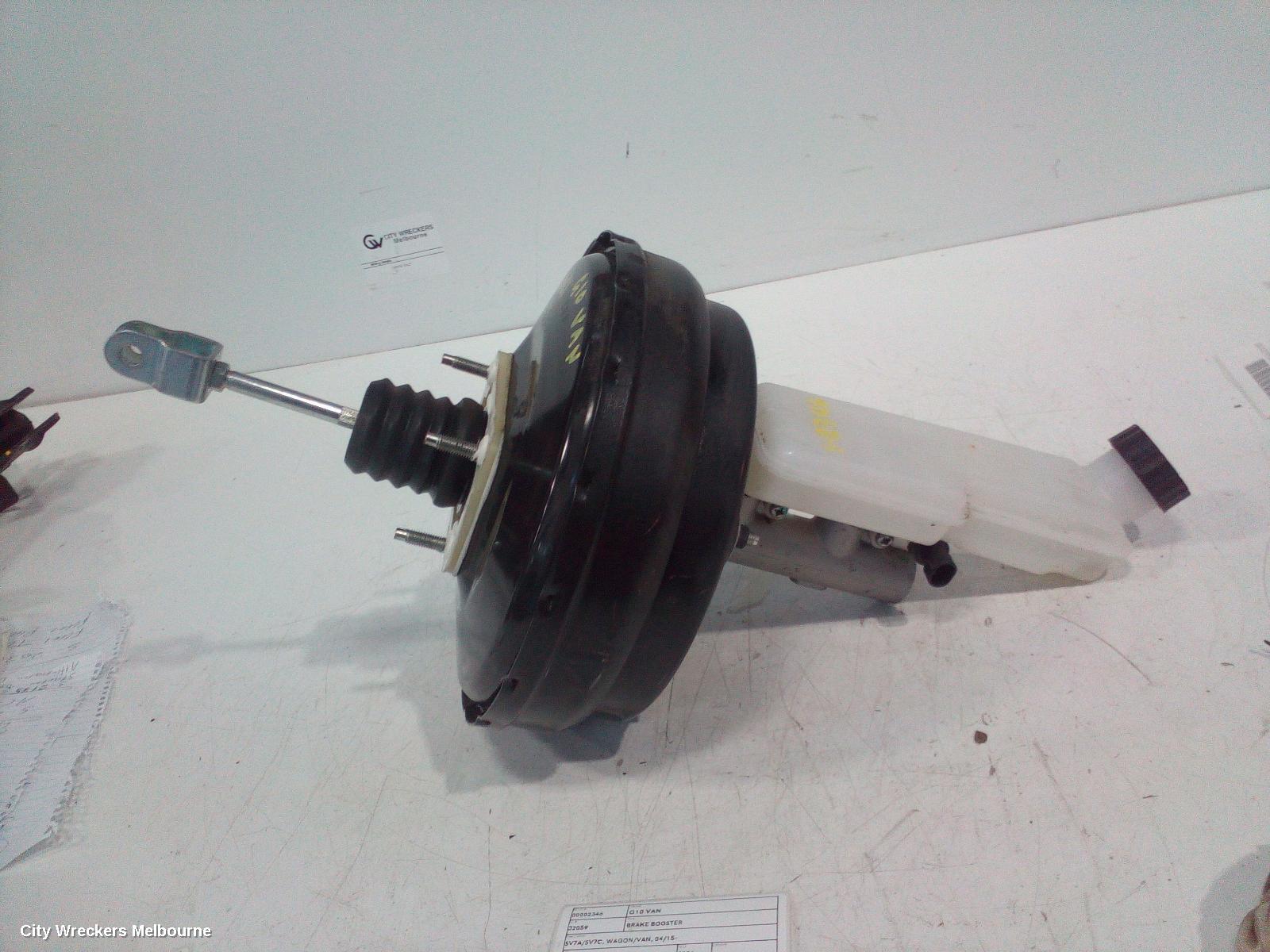 LDV G10 BRAKE BOOSTER, SV7A/SV7C, WAGON/VAN, 04/2015 ONWARDS