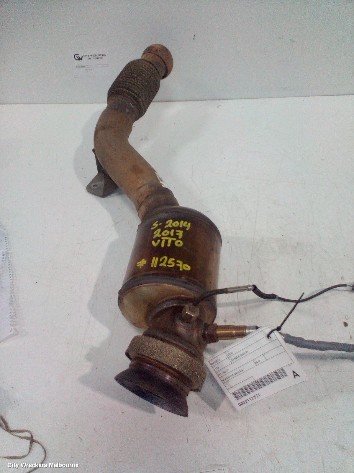 MERCEDES VITO CATALYTIC CONVERTER, DOWNPIPE-CAT TYPE, 2.1, DIESEL, 447, 03/2015 - 02/2022
