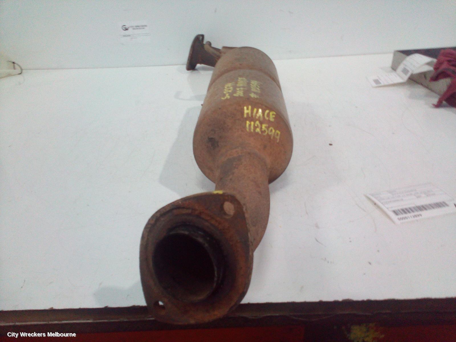 TOYOTA HIACE CATALYTIC CONVERTER, UNDER CAR-CAT TYPE, 3.0, DIESEL, KDH, 09/2006 - 08/2010