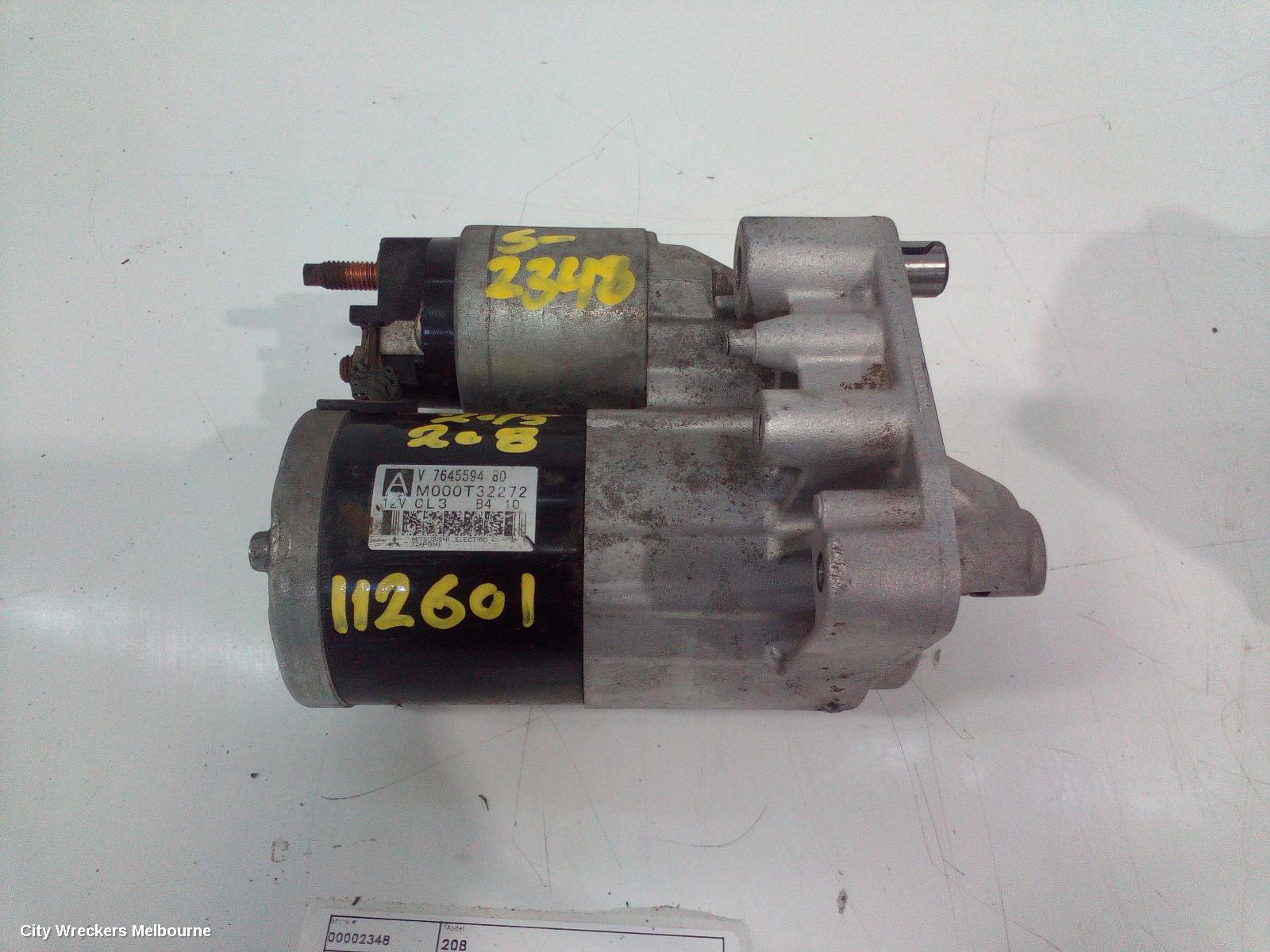 PEUGEOT 208 STARTER, PETROL, 1.6, VIN VF3C*5FV, P/N M000T32271/M000T32272, 10/2012 - 05/2015
