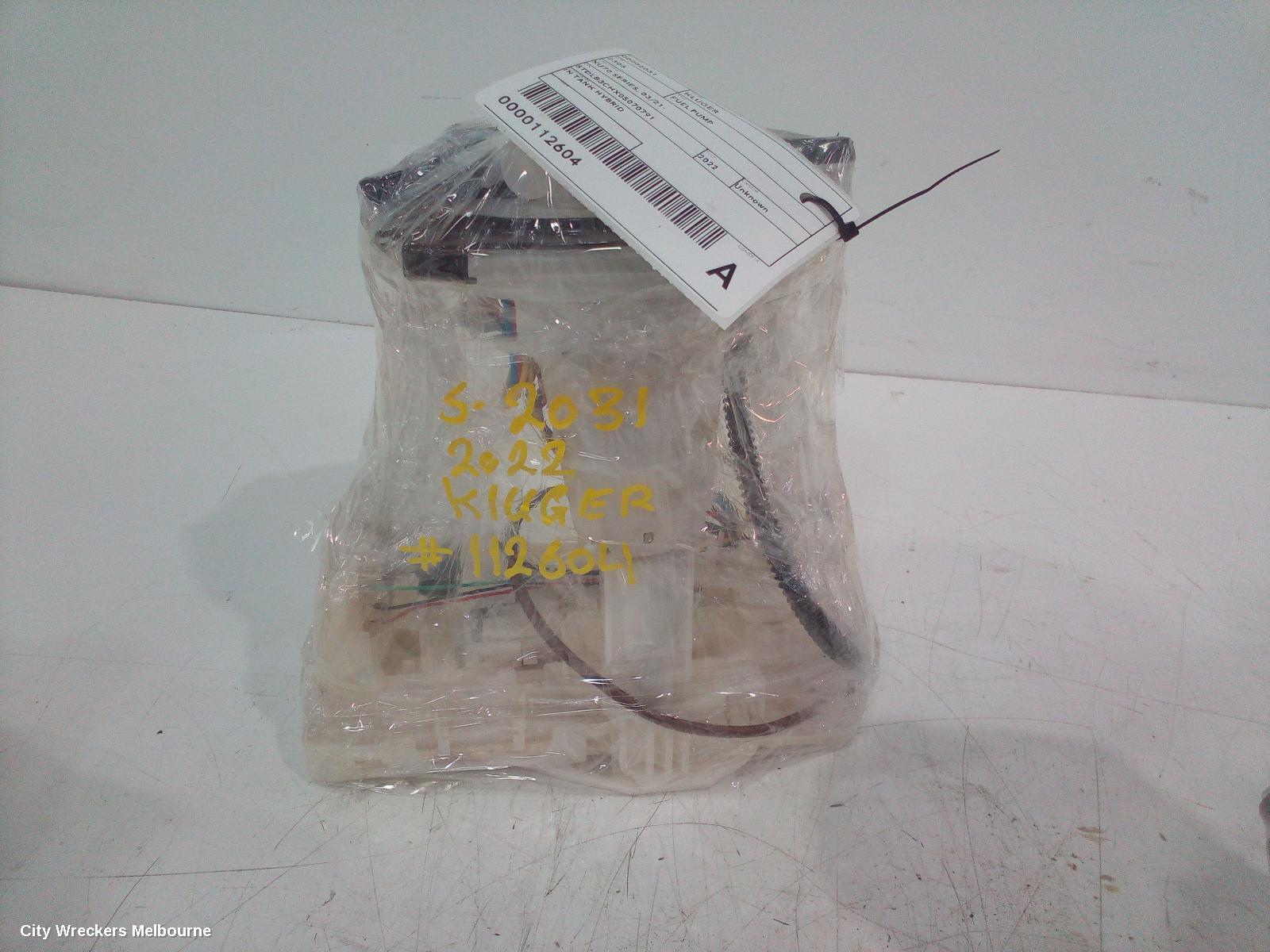 TOYOTA KLUGER FUEL PUMP, XU70 SERIES, 03/2021 ONWARDS