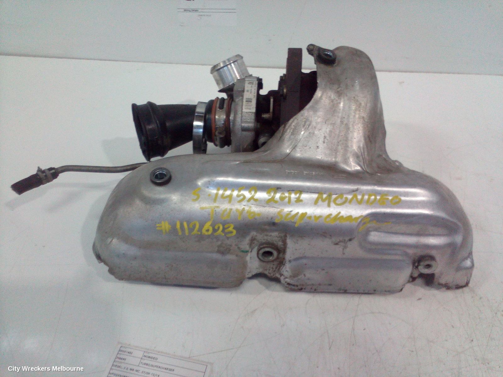 FORD MONDEO TURBO SUPERCHARGER, DIESEL, 2.0, MB-MC, 07/2009 - 12/2014