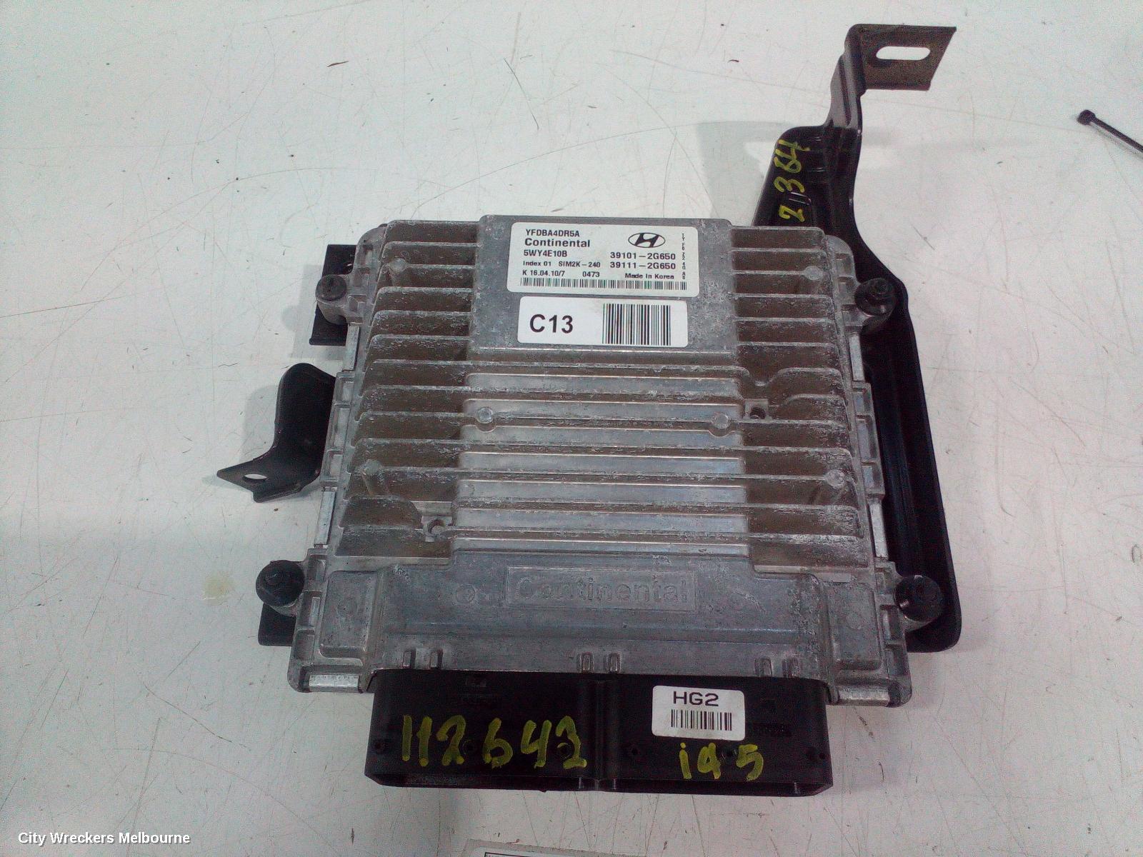 HYUNDAI I45 ECU, ENGINE ECU, 2.4, G4KJ, AUTO TM, ECU ONLY, YF, 02/2010 - 04/2014