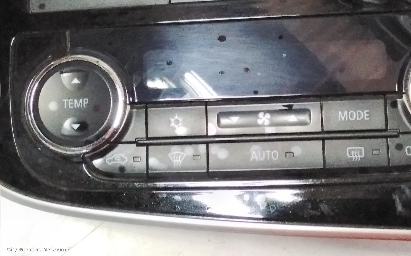 MITSUBISHI OUTLANDER HEATER/AC CONTROLS, DUAL ZONE CLIMATE CONTROL TYPE, ZJ-ZL, 10/2012 - 07/2021