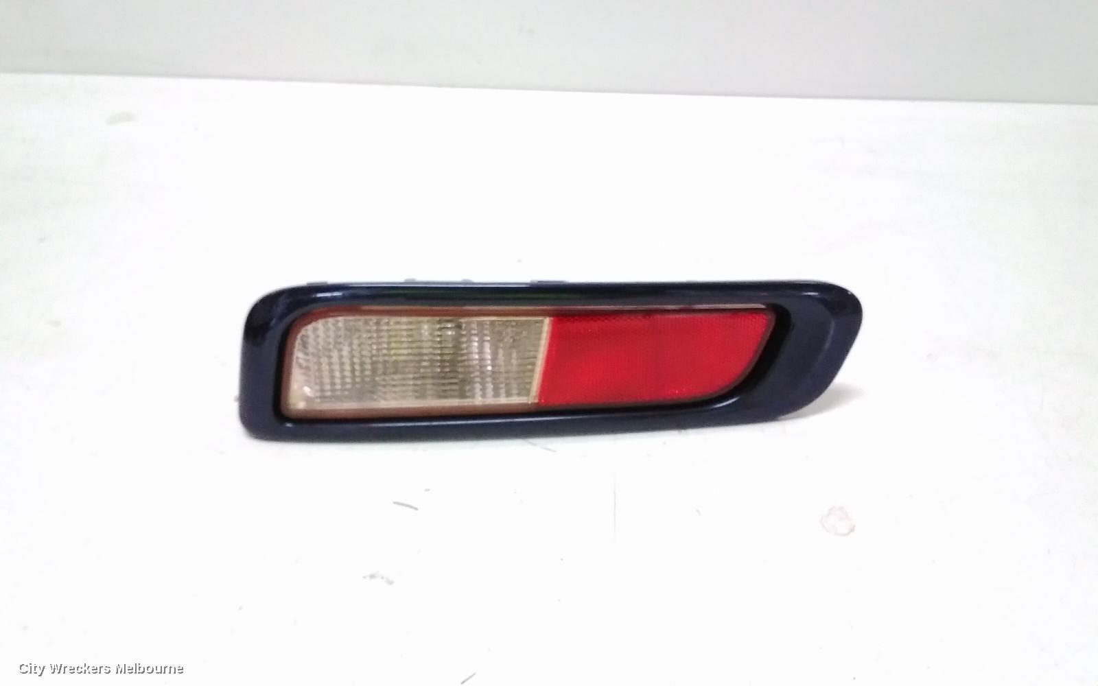 MITSUBISHI OUTLANDER LEFT TAILLIGHT, ZJ, BUMPER REFLECTOR, 10/2012 - 03/2015