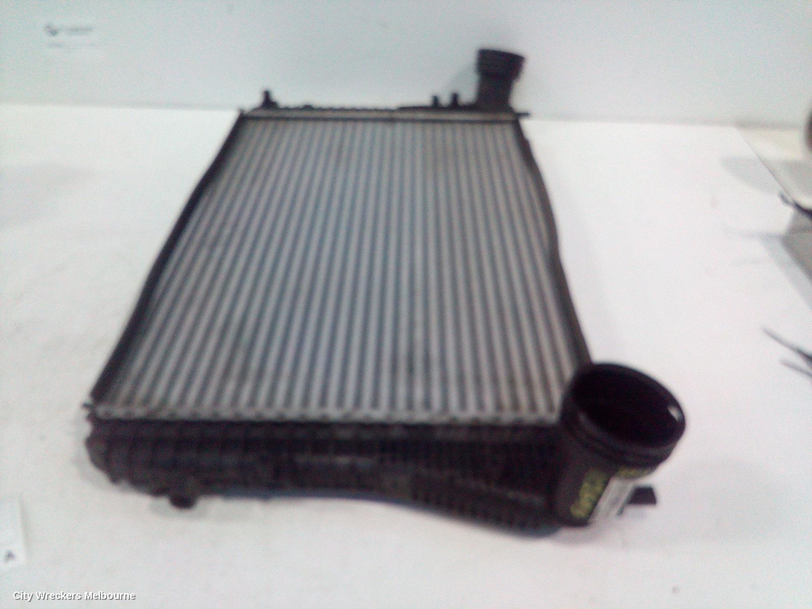 VOLKSWAGEN GOLF INTERCOOLER, PETROL, 1.4, CTHD/CAVD CODE, GEN 6, 10/2008 - 01/2016