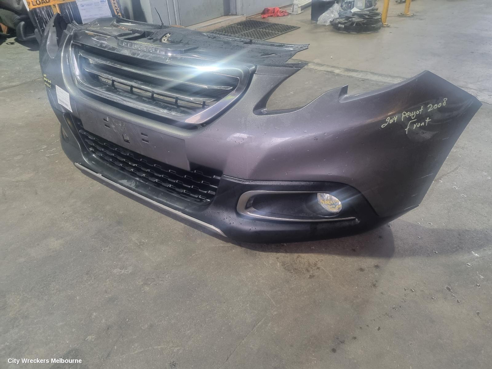 PEUGEOT 2008 FRONT BUMPER, A94, BUMPER BAR (ASSY), NON PARK SENSOR, 10/2013 - 12/2016