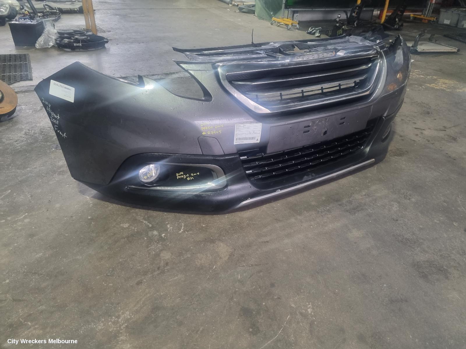 PEUGEOT 2008 FRONT BUMPER, A94, BUMPER BAR (ASSY), NON PARK SENSOR, 10/2013 - 12/2016