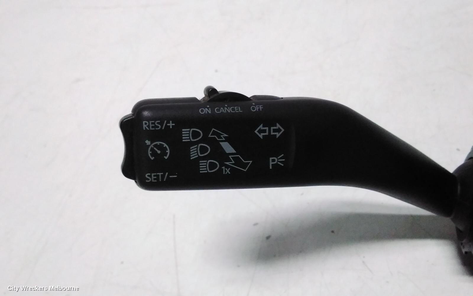 VOLKSWAGEN GOLF COMBINATION SWITCH, COMBINATION SWITCH ASSY, GEN 6, NON CRUISE CONTROL TYPE, 05/2010 - 01/2016
