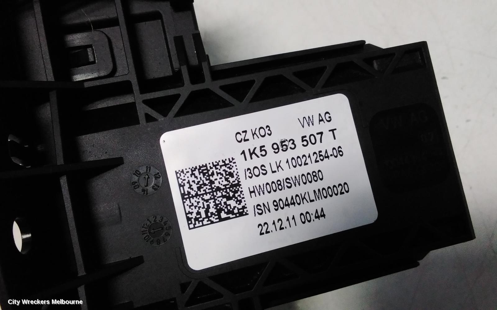 VOLKSWAGEN GOLF COMBINATION SWITCH, COMBINATION SWITCH ASSY, GEN 6, NON CRUISE CONTROL TYPE, 05/2010 - 01/2016