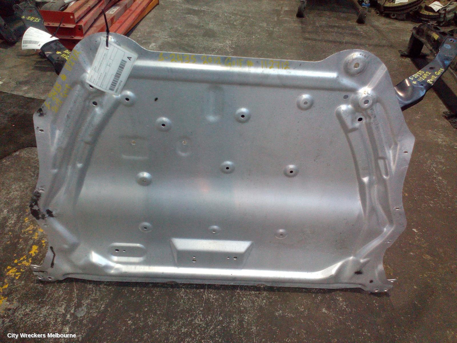 VOLKSWAGEN GOLF LOWER ENGINE SPLASH TRAY, PETROL, 1.4, TWIN CHARGED, CAVD CODE, GEN 6, 10/2008 - 01/2016