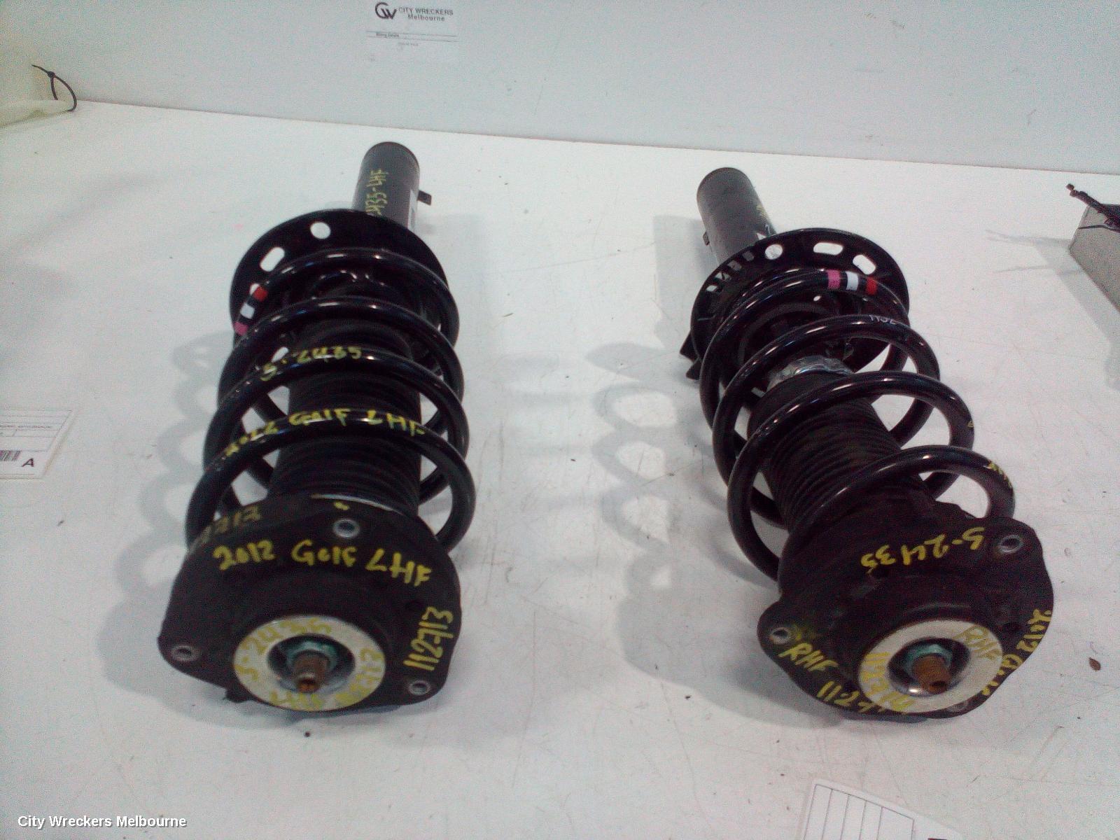 VOLKSWAGEN GOLF LEFT FRONT STRUT, GEN 6, CABRIO, SPORTS TYPE, 07/2011 - 01/2016