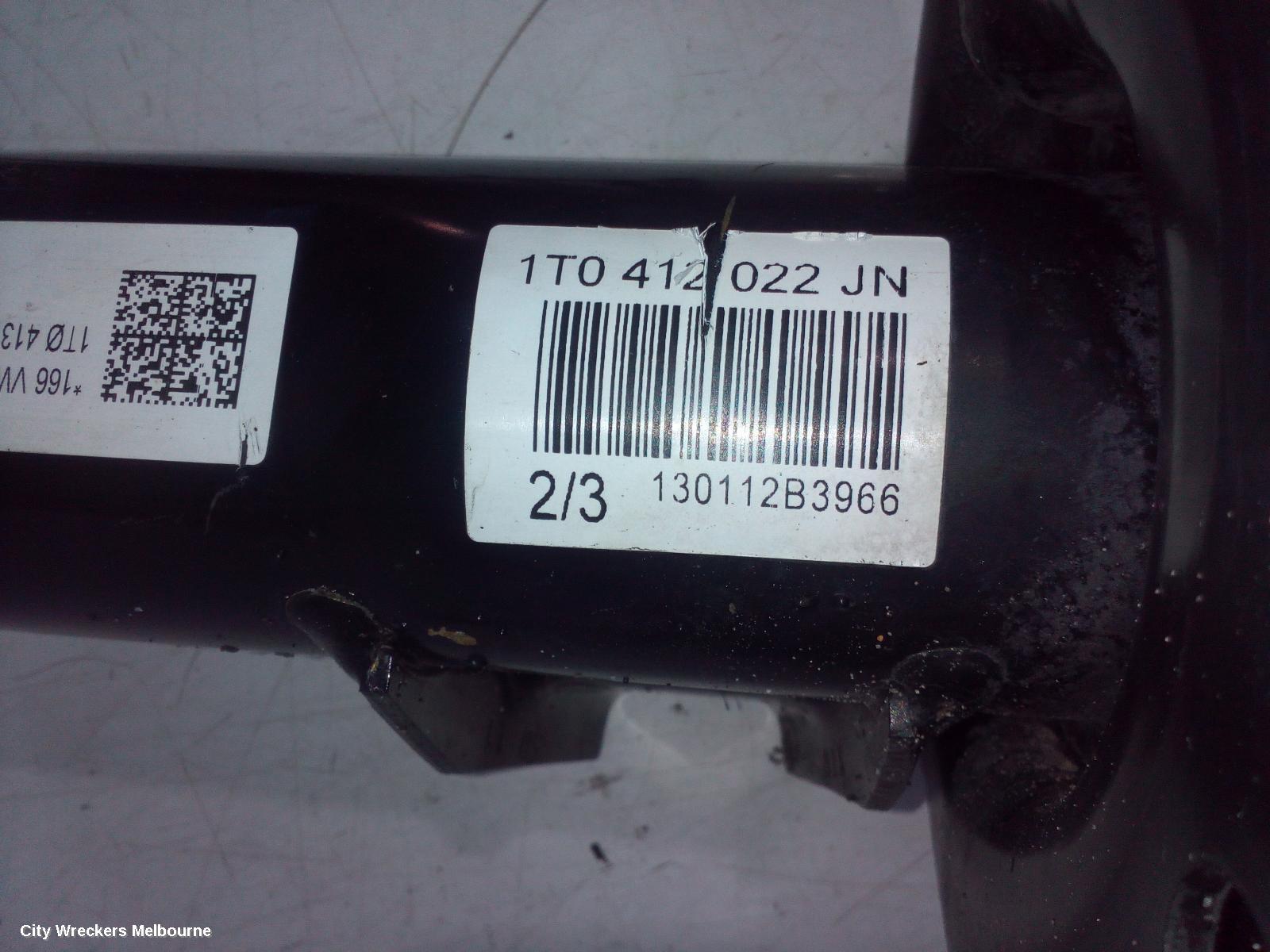 VOLKSWAGEN GOLF RIGHT FRONT STRUT, GEN 6, CABRIO, SPORTS TYPE, 07/2011 - 01/2016