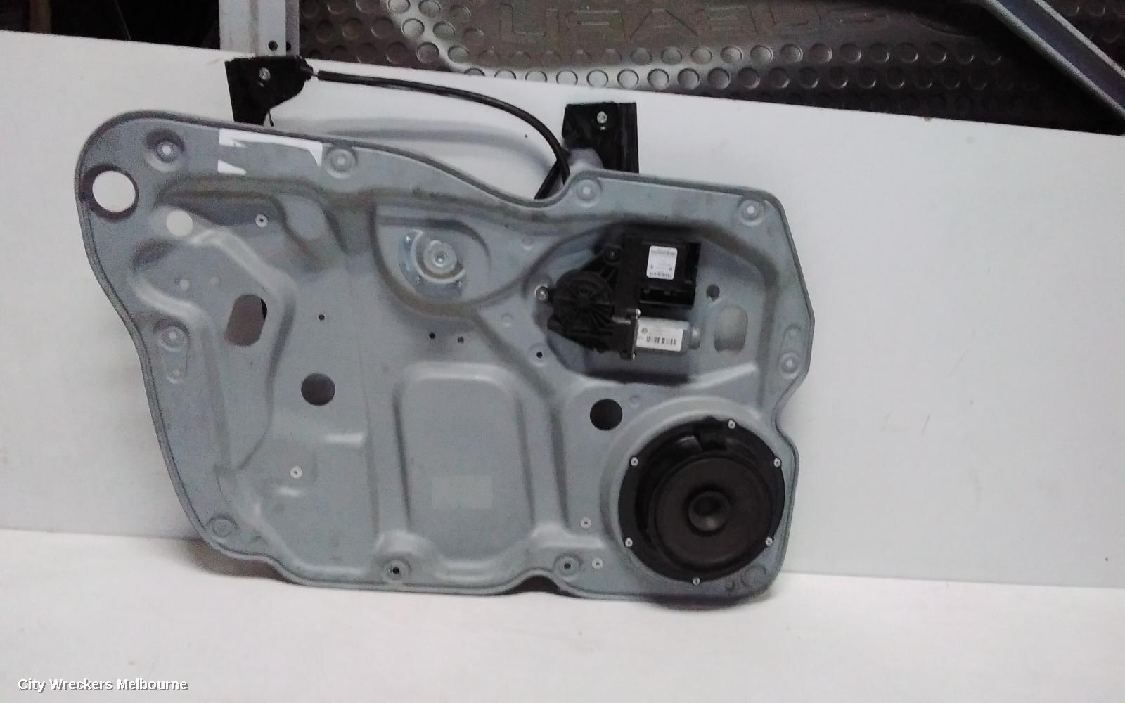 VOLKSWAGEN CADDY LEFT FRONT WINDOW REG/MOTOR, 2K, POWER, 12/2004 - 06/2015