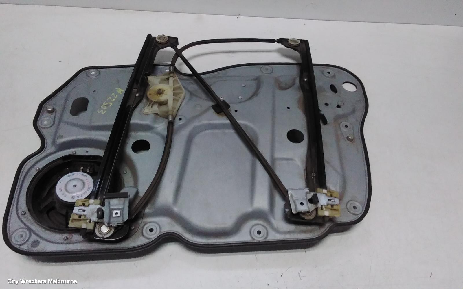 VOLKSWAGEN CADDY LEFT FRONT WINDOW REG/MOTOR, 2K, POWER, 12/2004 - 06/2015