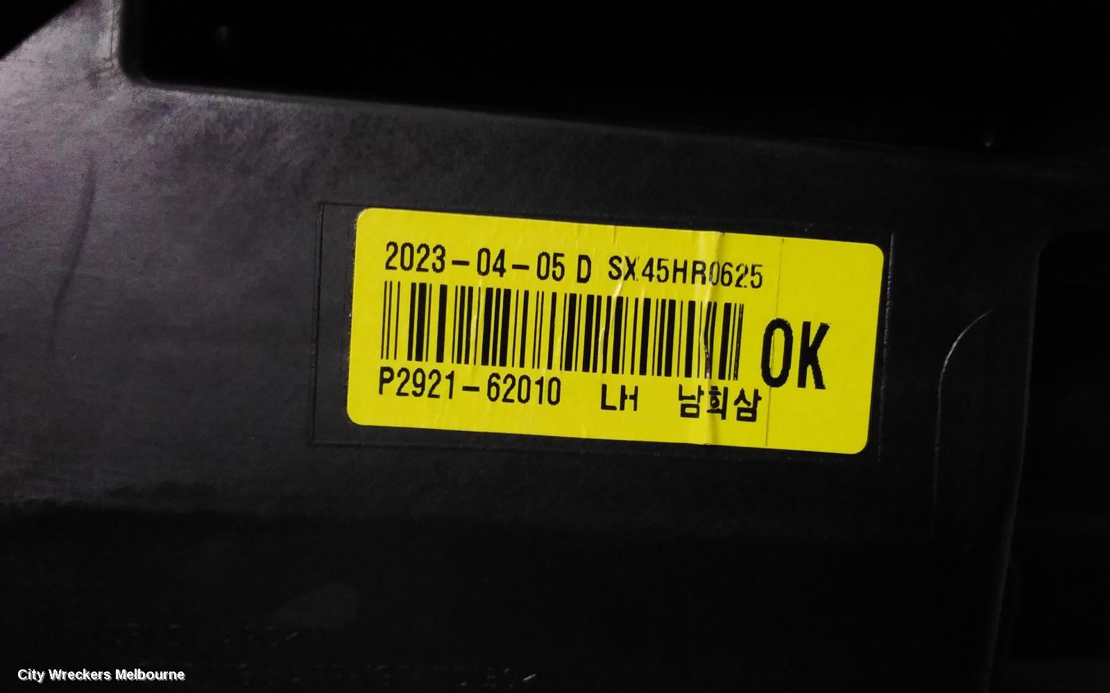 KIA SORENTO LEFT HEADLAMP, MQ4, LED NON PROJECTOR TYPE, 02/2020 ONWARDS