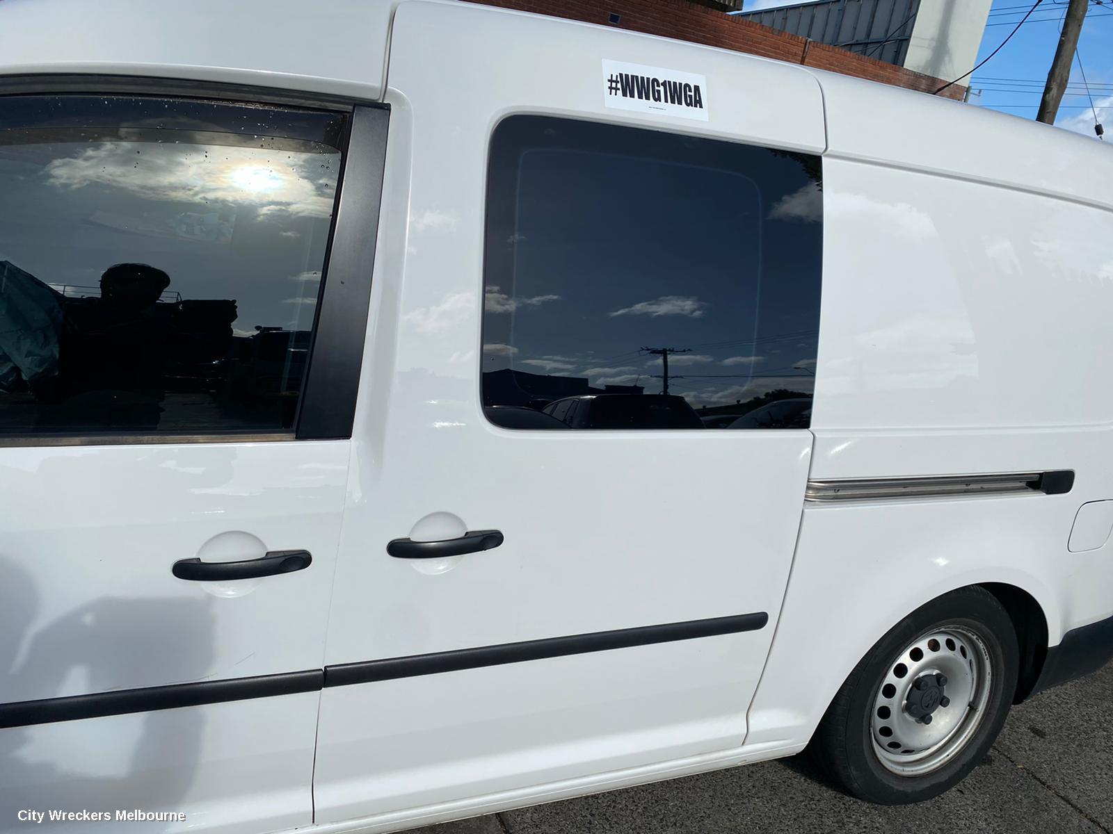 VOLKSWAGEN CADDY RIGHT REAR DOOR, 2K, LWB VAN, W/O WINDOW TYPE, 12/2004 - 06/2015