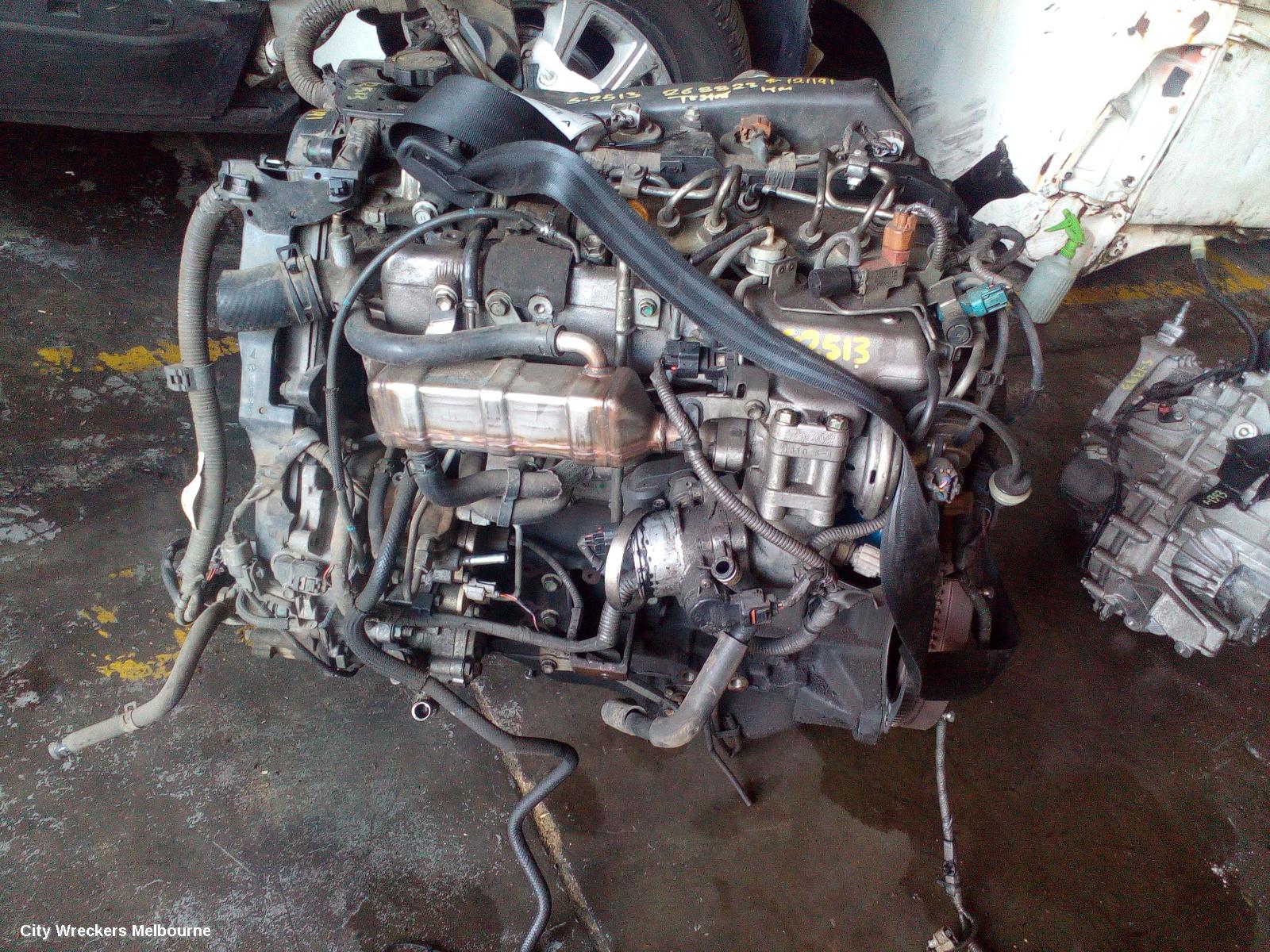 TOYOTA HIACE ENGINE, DIESEL, 3.0, 1KD-FTV, TURBO, KDH, 01/2005 - 07/2010