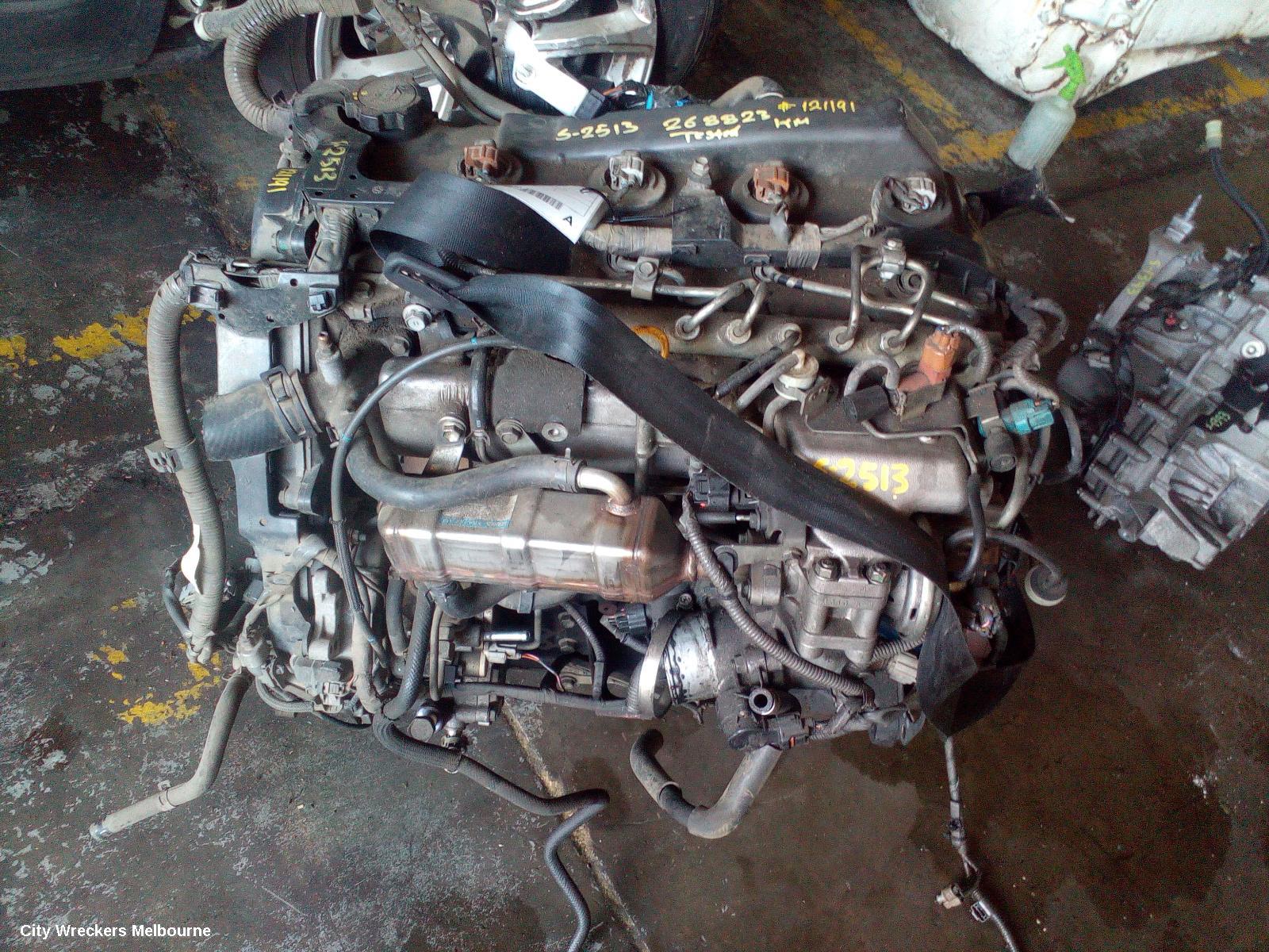 TOYOTA HIACE ENGINE, DIESEL, 3.0, 1KD-FTV, TURBO, KDH, 01/2005 - 07/2010