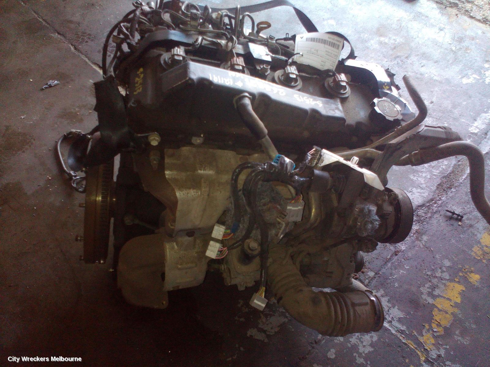 TOYOTA HIACE ENGINE, DIESEL, 3.0, 1KD-FTV, TURBO, KDH, 01/2005 - 07/2010