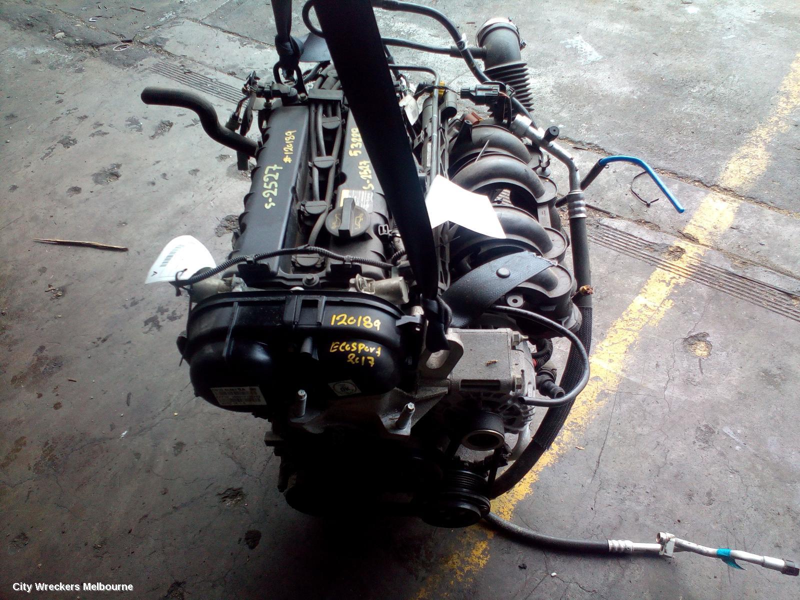 FORD ECOSPORT ENGINE, PETROL, 1.5, DURATEC, BK, 11/2013 - 09/2017