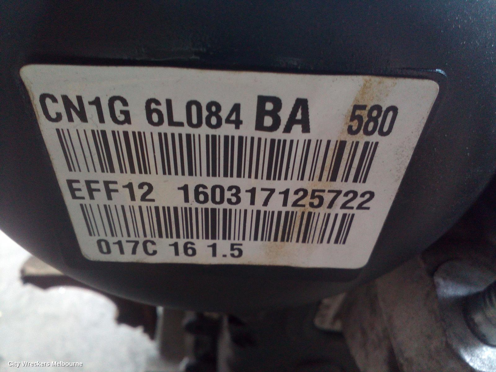 FORD ECOSPORT ENGINE, PETROL, 1.5, DURATEC, BK, 11/2013 - 09/2017
