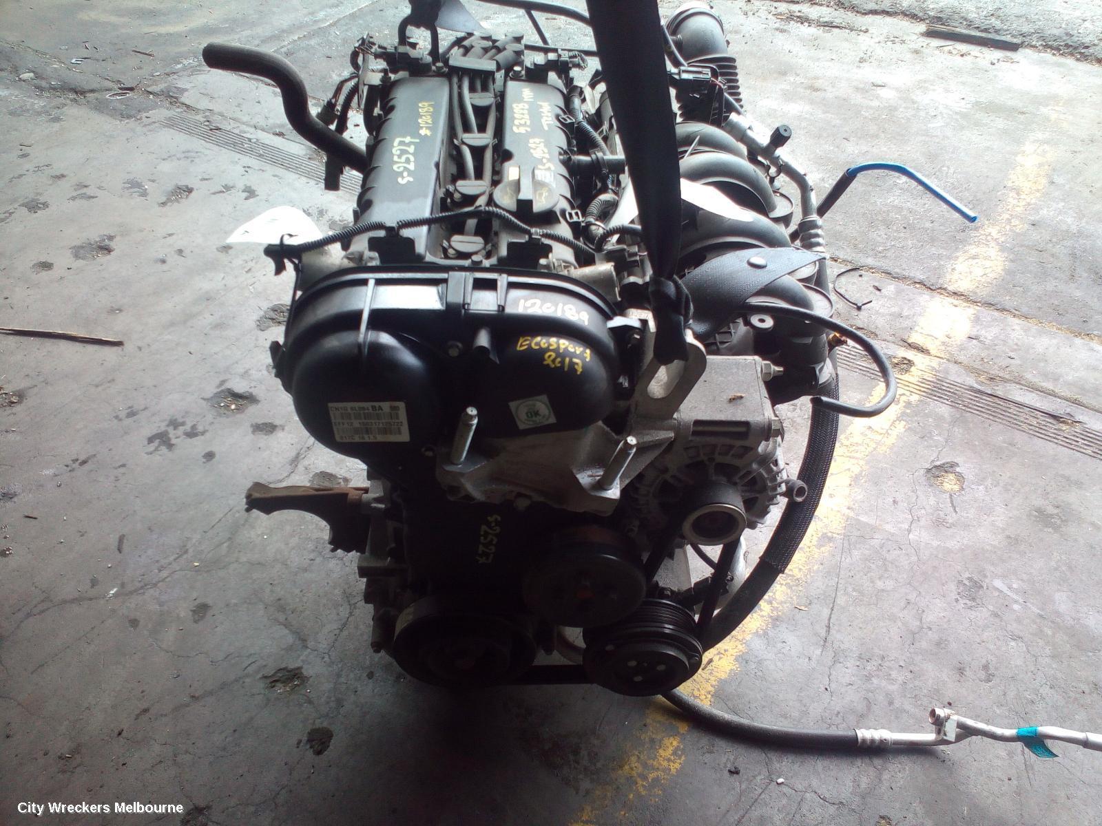 FORD ECOSPORT ENGINE, PETROL, 1.5, DURATEC, BK, 11/2013 - 09/2017