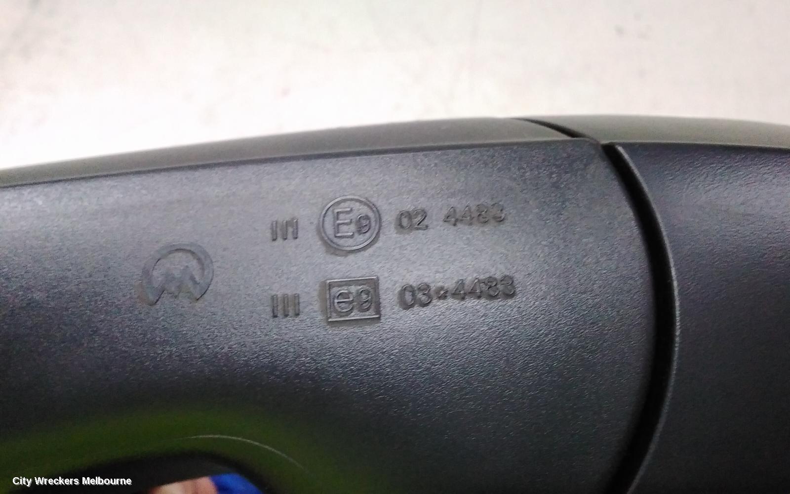 VOLKSWAGEN POLO LEFT DOOR MIRROR, 6R, HEATED TYPE, 05/2014 - 09/2017