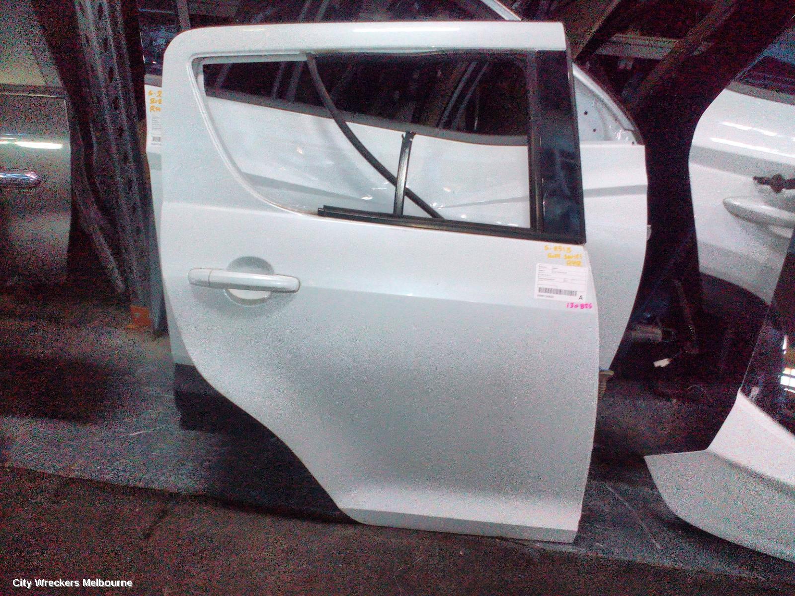 SUZUKI SWIFT RIGHT REAR DOOR, FZ, 08/2010 - 03/2017