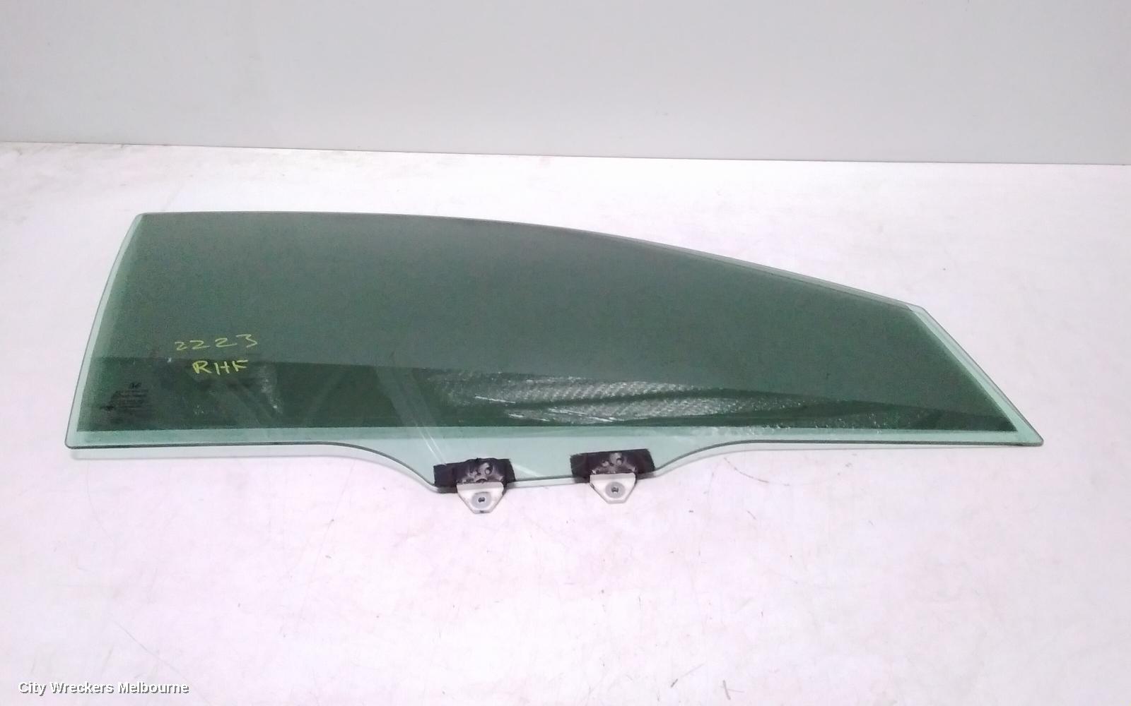 HONDA ACCORD RIGHT FRONT DOOR WINDOW, 9TH GEN, 05/2013 - 08/2019